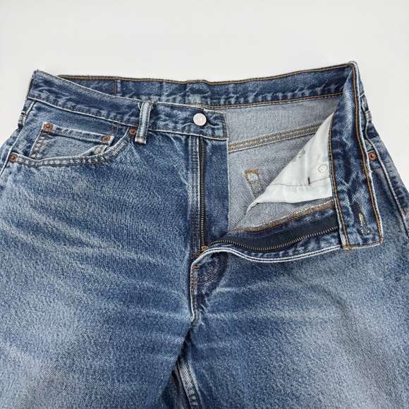 Levis 550 Jeans Men 34x29 Blue Denim Relaxed Fit Straight Leg Cowboy Workwear - Picture 7 of 13